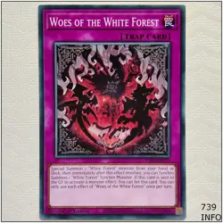 Woes of the White Forest - INFO-EN071 - Common 1st Edition Yugioh - Image 1