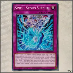 Sinful Spoils Subdual - LEDE-EN074 - Common 1st Edition Yugioh - Image 1