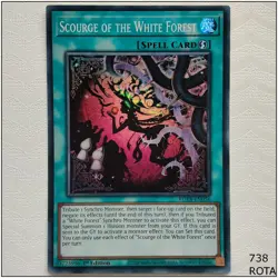 Scourge of the White Forest - ROTA-EN056 - Super Rare 1st Edition Yugioh - Image 1