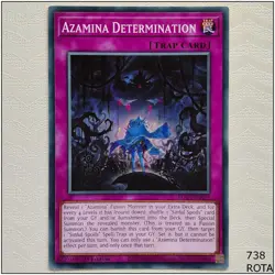 Azamina Determination - ROTA-EN073 - Common 1st Edition Yugioh - Image 1