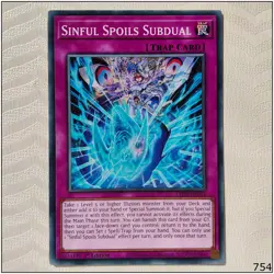 Sinful Spoils Subdual - LEDE-EN074 - Common 1st Edition Yugioh - Image 1