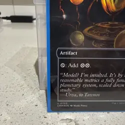 Magic the Gathering Commander Masters Sol Ring Borderless Foil Card - Image 5