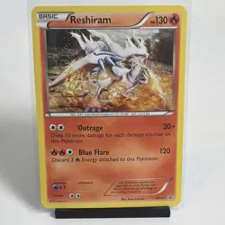 Pokemon TCG Reshiram Black Star Promos Holo Card BW23 NM 2011 - Image 1