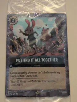 Lorcana Putting It All Together 27/P3 Cinemark Promo Card Zootopia 2 Disney - Image 2
