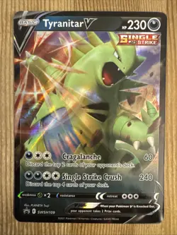 Tyranitar V SWSH109 SWSH: Sword & Shield Promo Cards Holo Pokemon NM - Image 1