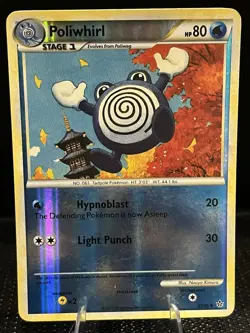 Pokemon Pokemon TCG Poliwhirl 37/95 Unleashed Reverse Reverse Holo Rare Card - Image 1