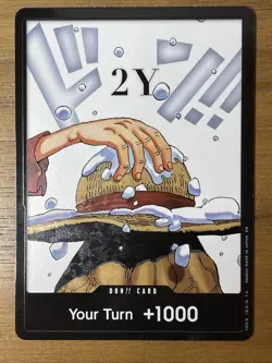 Special DON!! Card 2Y DP-08 One Piece Legacy of the Master Promo Foil NM English - Image 1