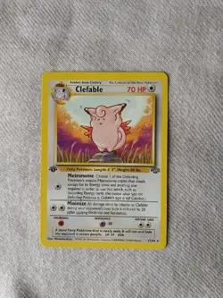 CLEFABLE 1st Edition NM Jungle 1999 Pokemon Card - Image 1
