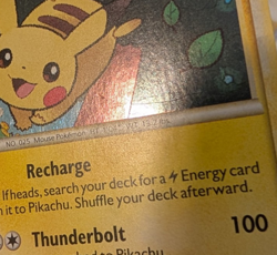 Pokemon Card Pikachu HGSS03 HGSS Promos Holo - Image 2
