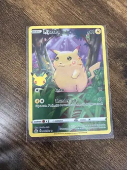 Pikachu 005/025 Celebrations 2021 Holo Pokemon Card TCG - Image 1