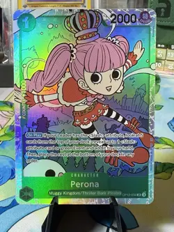 One Piece TCG Perona OP12-034 English Legacy of the Master Foil Card - Image 1