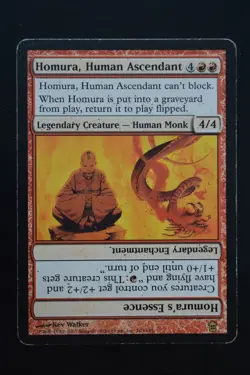 Magic The Gathering MTG HOMURA, HUMAN ASCENDANT Saviors of Kamigawa HP Played - Image 1