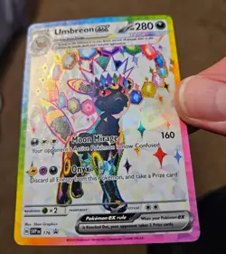 Umbreon Ex 176 Pokemon TCG Prismatic Evolutions - Black Star Promo NM - Image 1