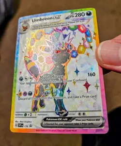Umbreon Ex 176 Pokemon TCG Prismatic Evolutions - Black Star Promo NM - Image 3
