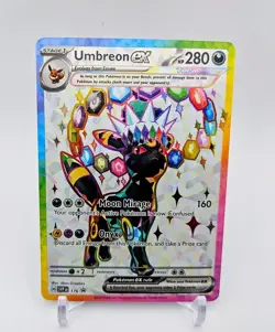 Umbreon Ex 176 Pokemon TCG Prismatic Evolutions - Black Star Promo NM - Image 4
