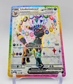 Umbreon Ex 176 Pokemon TCG Prismatic Evolutions - Black Star Promo NM - Image 5