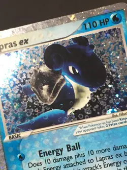 Pokemon TCG Lapras ex 99/109 Ruby and Sapphire Holo Ultra Rare HP - Image 2