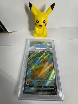 Pokemon TCG - Pokemon GO - Dragonite V 076/078 FULL ART Ace Grading MINT 9 - Image 1