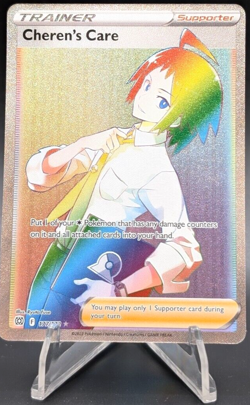 Pokemon Cheren's Care Full Art Secret 177/172 Swsh09: Brilliant Stars Holo NM - Image 1
