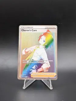Pokemon Cheren's Care Full Art Secret 177/172 Swsh09: Brilliant Stars Holo NM - Image 2
