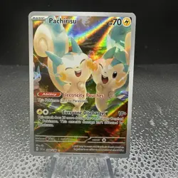 Pokemon: Pachirisu #208/198 Sv01: Scarlet & Violet Illustration Holo - NM - E73 - Image 1