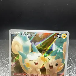 Pokemon: Pachirisu #208/198 Sv01: Scarlet & Violet Illustration Holo - NM - E73 - Image 3