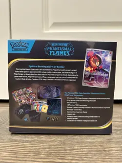Auc#4 Pokemon Mega Evolution Phantasmal Flames Elite Trainer Box ETB Sealed New - Image 2