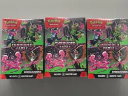 3x Pokemon TCG Shrouded Fable Booster Bundle - Image 1