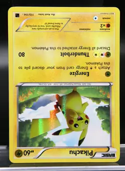 2011 Pikachu #115 (Reverse Holo) Pokemon Black & White Secret Rare - Image 2