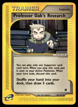 PROFESSOR OAK'S RESEARCH 149/165 UNCOMMON EXPEDITION BASE SET POKEMON - Image 1