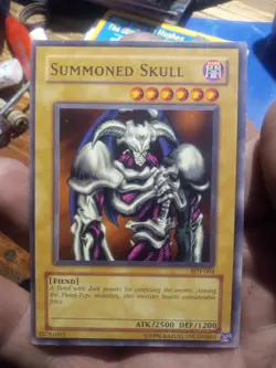 1996 Yu-Gi-Oh Summoned Skull Card SDY-004 Promo EXTREMELY RARE! GREAT CONDITION - Image 1