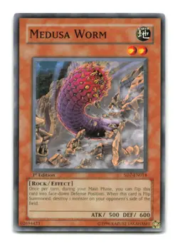 Medusa Worm - SD7-EN014 1st Edition - YuGiOh-LP - Image 1