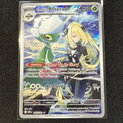 2025 Pokemon SV Destined Rivals DRI EN Cynthia's Roserade #184/182 Card - Image 1