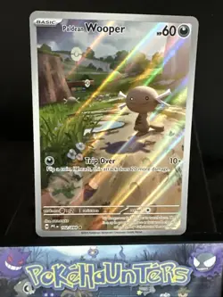 Pokemon Card Paldean Wooper 102/094 Phantasmal Flames Near Mint - Image 1
