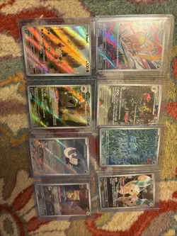 Pokemon TCG Scarlet & Violet Illustration Rares Lot of 8 Cards NM-Mint - Image 1