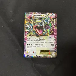 Pokemon TCG Rayquaza EX XY69 Shiny Black Star Promo Holo Rare Card - Image 1