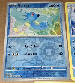 1996 Misty's Horsea No.116 Leaders' Stadium & Fossil #49 Pokemon TCG + Card Lot - Image 4