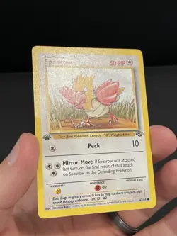 Pokemon Card 1ST EDITION Spearow Jungle 62/64 WotC Vintage 1999 LP/NM - Image 3