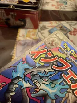 Pokemon Mega Charizard X ex 023 MEP Promo Mega Attack Rare (minor damage) - Image 4