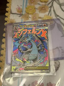 Pokemon Mega Charizard X ex 023 MEP Promo Mega Attack Rare (minor damage) - Image 5
