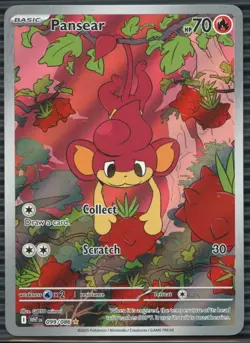 2025 Pokemon SV: WHT EN-White Flare #099/086 Pansear - Image 1