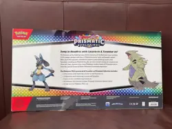 Pokemon TCG Prismatic Evolutions Lucario ex & Tyranitar ex Box - DAMAGED - Image 2