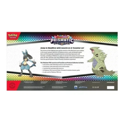 Pokemon TCG Prismatic Evolutions Lucario ex & Tyranitar ex Box - DAMAGED - Image 4