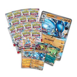 Pokemon TCG Prismatic Evolutions Lucario ex & Tyranitar ex Box - DAMAGED - Image 5