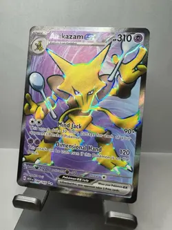 Pokemon TCG: Paldean Fates - Alakazam Shiny Ultra Rare EX - 215/091 - NM - Image 1