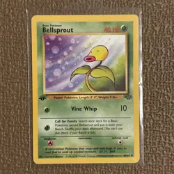 1999 Pokemon 1st Edition Jungle Set Bellsprout 49/64 Common Non-Holo NM Mint - Image 1
