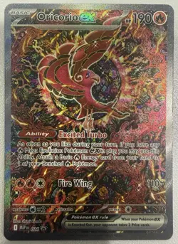2025 POKEMON TCG MEGA EVOLUTION ORICORIO EX 024 BASIC VERY RARE MINT - Image 1