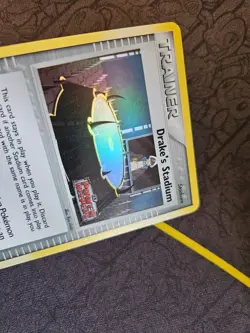 Pokemon TCG Drakes Stadium Trainer 72/108 Uncommon Power Keepers Stamp Holo LP - Image 3