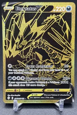 Pokemon TCG - Eternatus V SV121/SV122 Shining Fates: Shiny Vault Shiny Holo Rare - Image 1