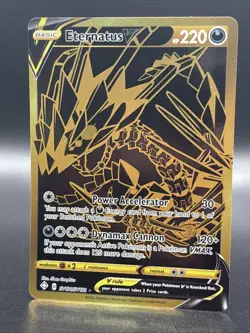 Pokemon TCG - Eternatus V SV121/SV122 Shining Fates: Shiny Vault Shiny Holo Rare - Image 2
